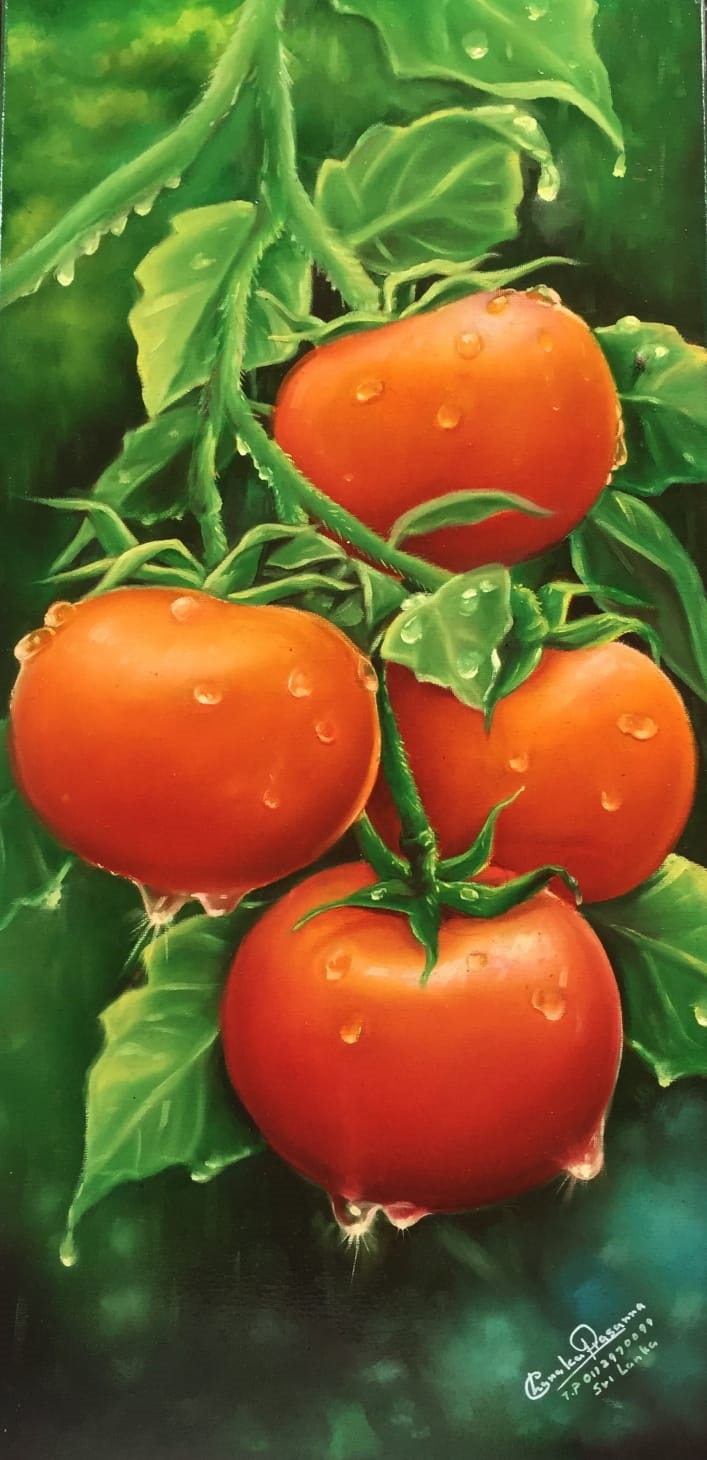 Nature's Harvest (oil on canvas)