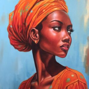 Golden Grace (oil on canvas)