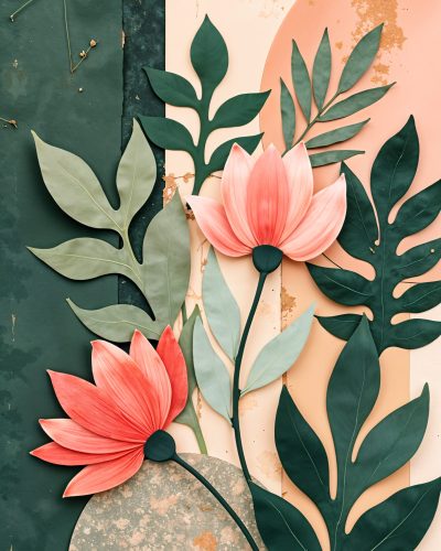flower-collage-with-paper-cut-outs